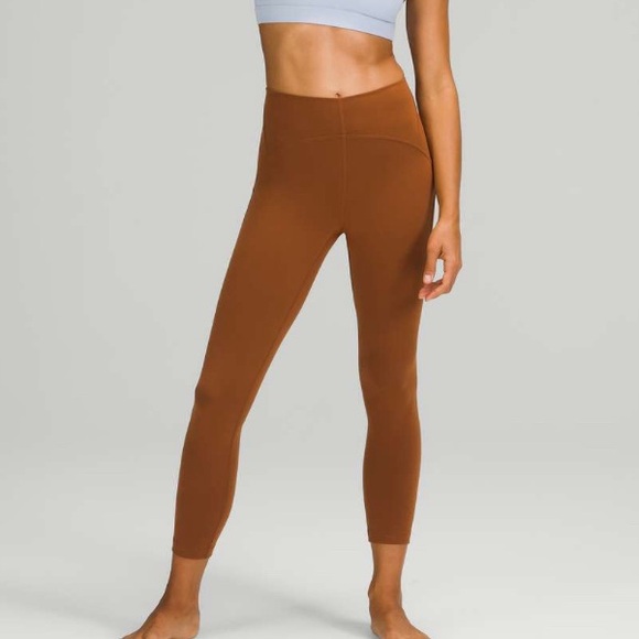 lululemon athletica Pants - Lululemon Instill High-Rise Tight copper brown 25 inch size 2